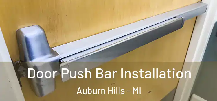 Door Push Bar Installation Auburn Hills - MI