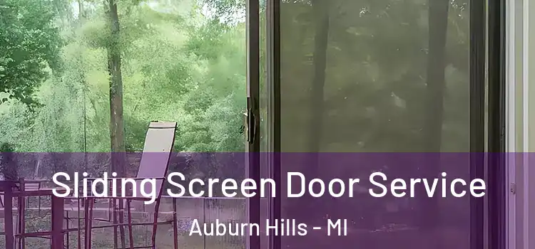 Sliding Screen Door Service Auburn Hills - MI